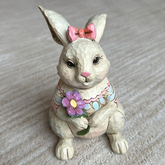 Jim Shore Faith Heartwood Creek Enesco Bunny Rabbit 2011 Collection Outdoor Livi - Picture 8 of 12